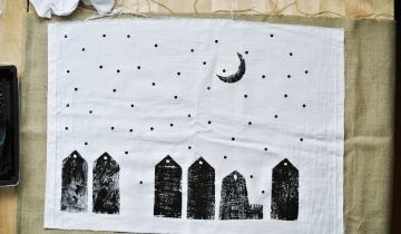 Easy Block-printing Project to Do with Kids