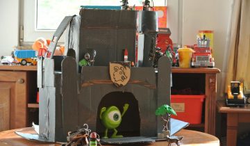 Save Money and DIY this Cardboard Castle