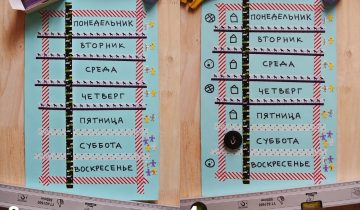 Quick & Colorful Week Chart For Your Preschooler