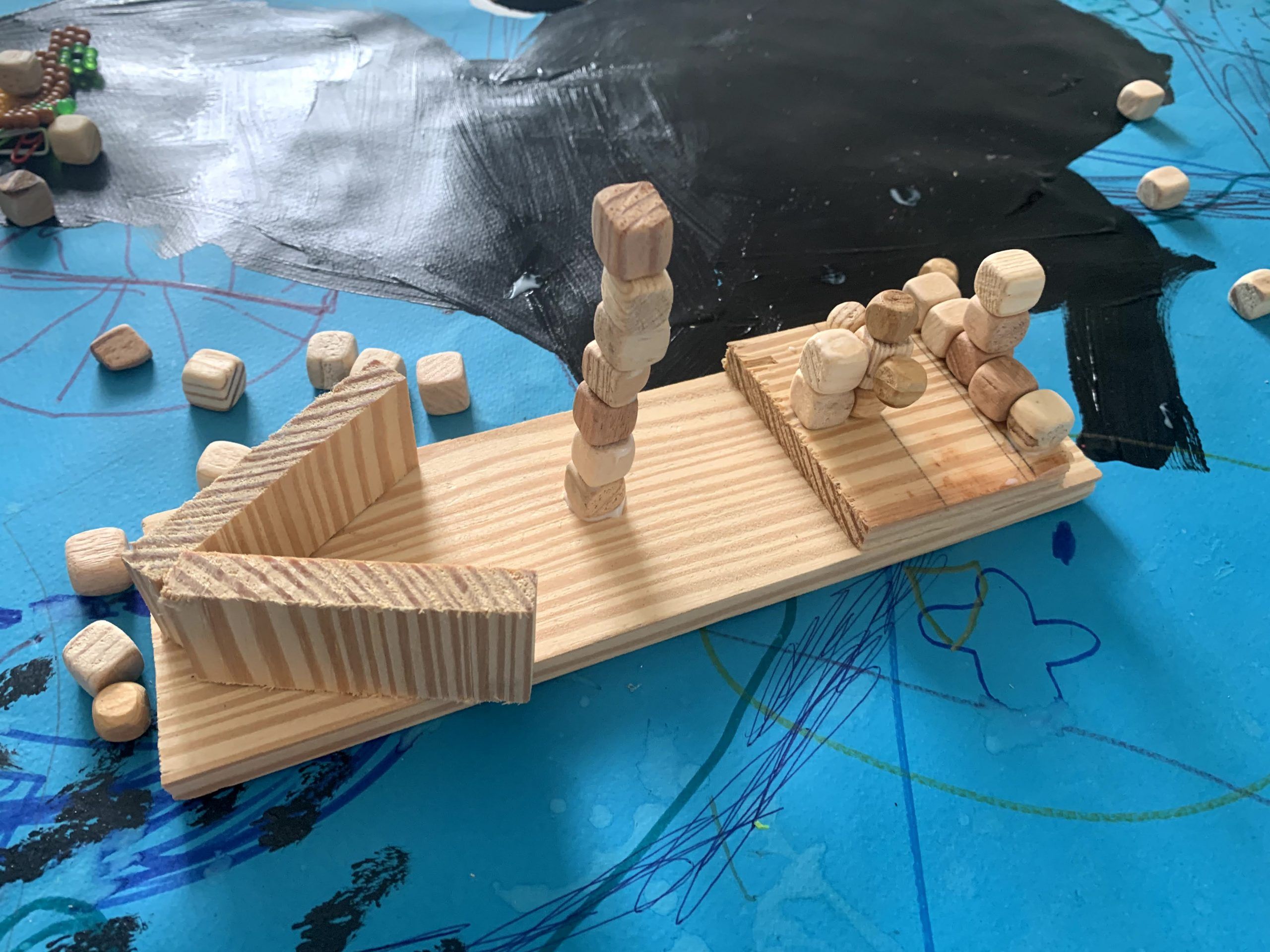 scrap wood toys to make with children toddler friendly woodworking how to make a toy