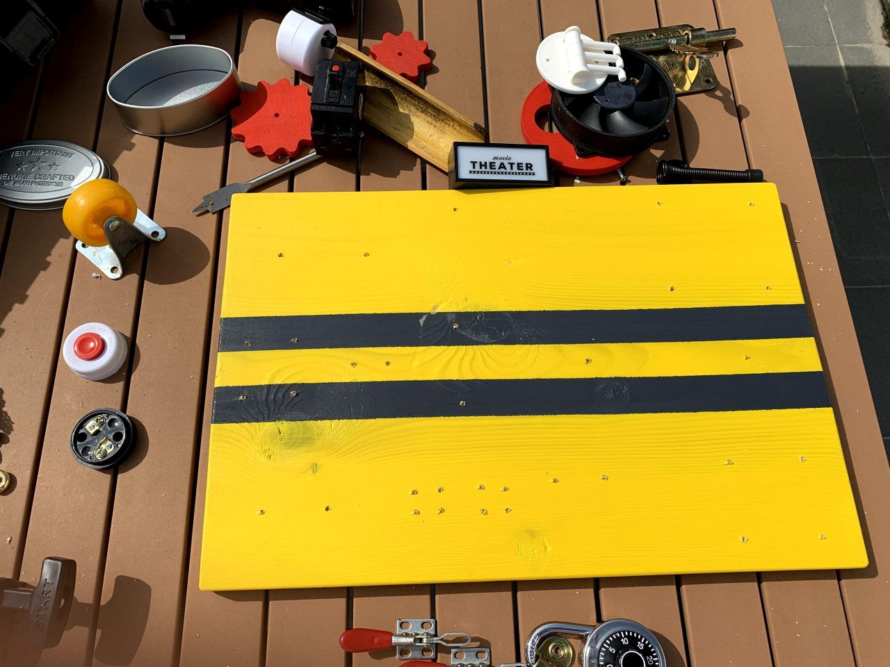 busy board sensory board fidget board assemble DIY toy for toddlers