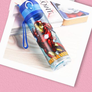 Blue Iron Man Water Bottle (Blue)