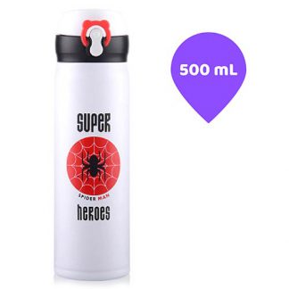 Stainless Steel Water Bottle 500ml Spiderman